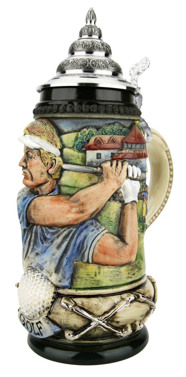Golfer German Beer Stein 5 Golfer German Beer Stein - Image 3