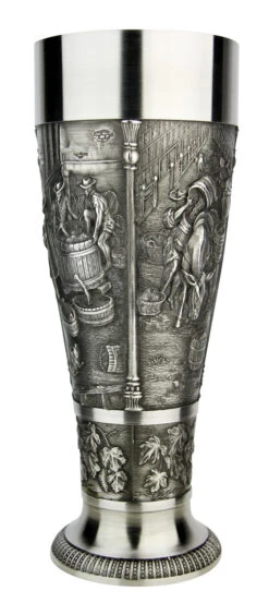 Grape Harvest Pewter Wheat Beer Tulip 13 Grape Harvest Pewter Wheat Beer Tulip -Beer Stein Store Grape Harvest Pewter Wheat Beer Tulip AS60059 4 SM 87828.1611519662