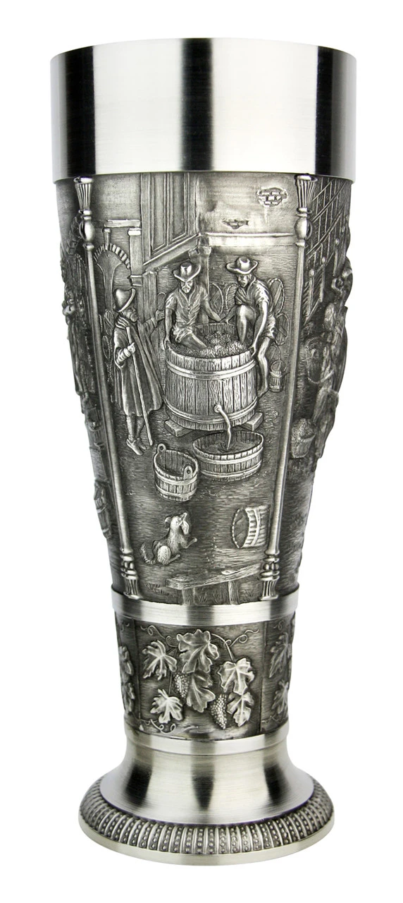 Grape Harvest Pewter Wheat Beer Tulip 7 Grape Harvest Pewter Wheat Beer Tulip - Image 5