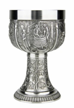 Grape Harvest Pewter Wine Chalice 11 Grape Harvest Pewter Wine Chalice -Beer Stein Store Grape Harvest Pewter Wine Chalice AS60019 Side2 SM 90779.1511126266