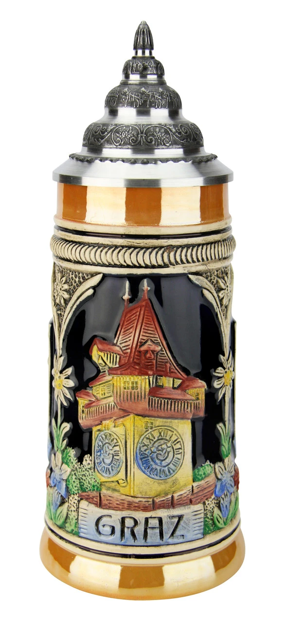Graz Austria Beer Stein 3 Graz Austria Beer Stein