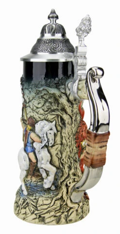 Griffin German Beer Stein 10 Griffin German Beer Stein -Beer Stein Store Griffon Beer Stein KT4001BZ Back SM 10106.1495579860