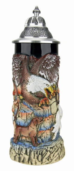 Griffin German Beer Stein 13 Griffin German Beer Stein -Beer Stein Store Griffon Beer Stein KT4001BZ FNT SM 37604.1495579860