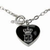 Hofbrauhaus HB Toggle Heart Necklace 1 Hofbrauhaus HB Toggle Heart Necklace -Beer Stein Store HB Hofbrauhaus Heart Necklace detail SM 51278.1462997506
