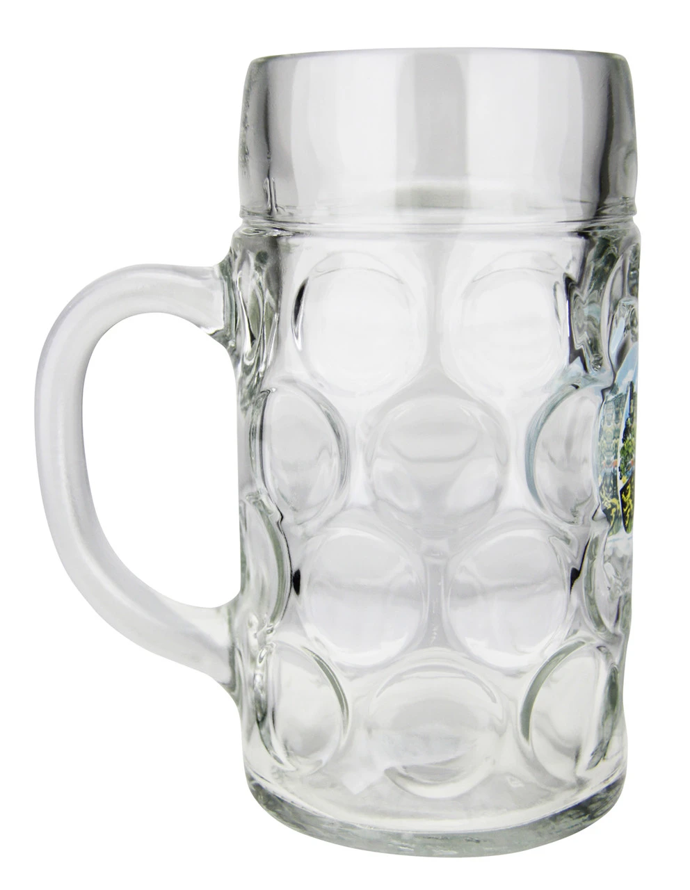 Heidelberg Dimpled Oktoberfest Glass Beer Mug 1 Liter 4 Heidelberg Dimpled Oktoberfest Glass Beer Mug 1 Liter - Image 2