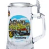 Heidelberg Glass Beer Stein 1 Heidelberg Glass Beer Stein -Beer Stein Store Heidelberg Glass Beer Stein STH1 SM 77523.1515627360