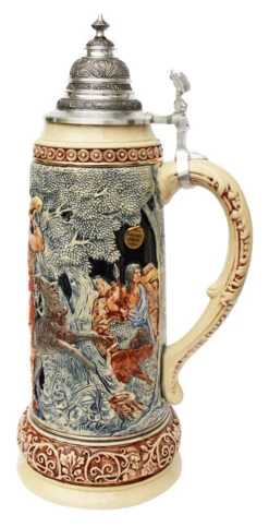 King Limitaet 2014 | Hermann The German Handpainted Beer Stein 9 King Limitaet 2014 | Hermann The German Handpainted Beer Stein -Beer Stein Store Hermann the German Limitat 2014 Beer Stein K2044B RS SM 21005.1400600110