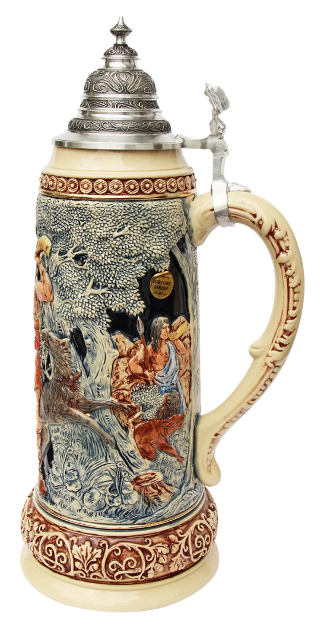 King Limitaet 2014 | Hermann The German Handpainted Beer Stein 6 King Limitaet 2014 | Hermann The German Handpainted Beer Stein - Image 4