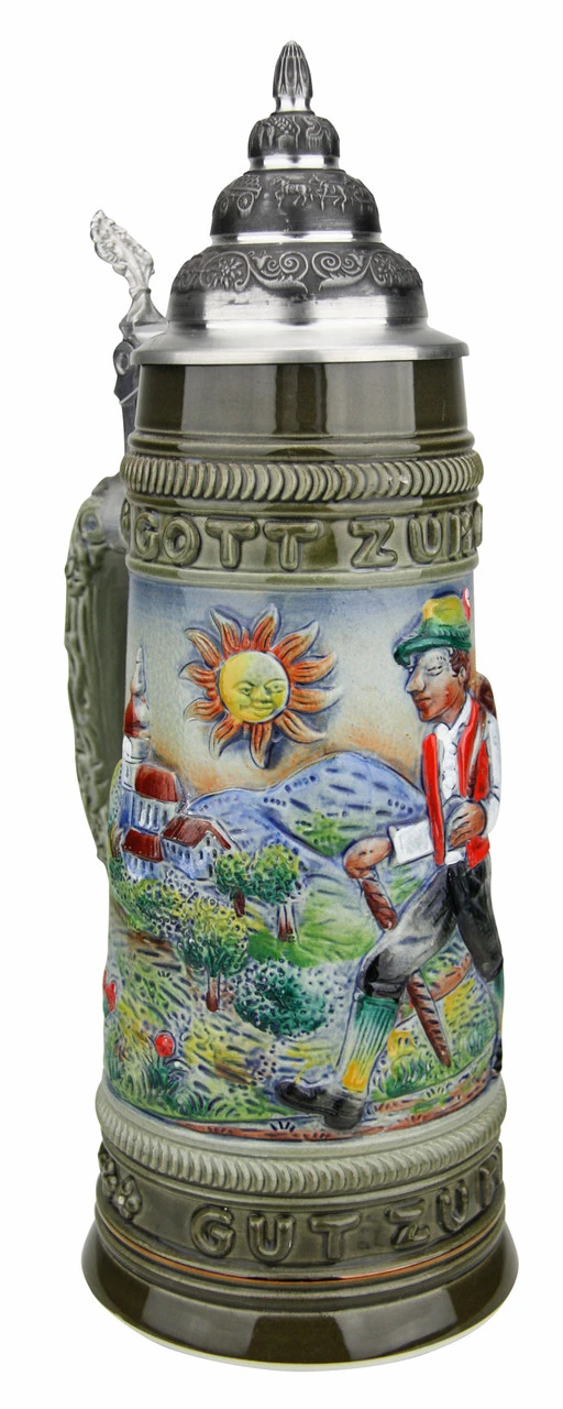 Hiker Beer Stein | 1 Liter 6 Hiker Beer Stein | 1 Liter - Image 4