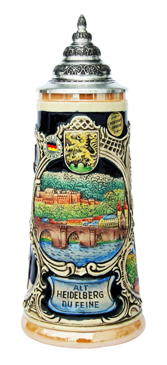 Historical Heidelberg Beer Stein 3 Historical Heidelberg Beer Stein