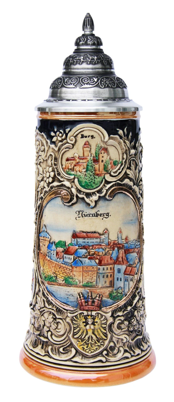 Historical Nuernberg Beer Stein 3 Historical Nuernberg Beer Stein
