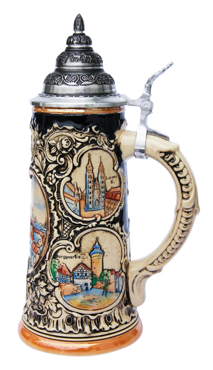Historical Nuernberg Beer Stein 4 Historical Nuernberg Beer Stein - Image 2
