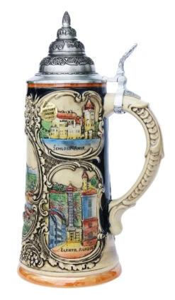 Historical Salzburg Beer Stein -Beer Stein Store Historical Salzburg Beer Stein K303HS RS SM 21729.1398609307