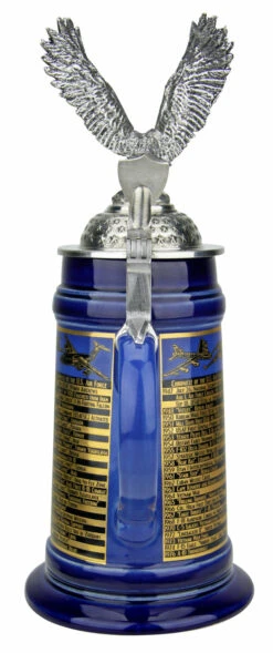 History Of The U.S. Air Force Beer Stein 12 History Of The U.S. Air Force Beer Stein -Beer Stein Store History of the U.S. Air Force Beer Stein MC6398 Back SM 08430.1503882310