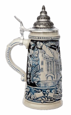 Hofbrauhaus Munich Brewery Beer Stein Cobalt 7 Hofbrauhaus Munich Brewery Beer Stein Cobalt -Beer Stein Store Hofbraeuhaus Munich Brewery Beer Stein Cobalt K1019SGHB LS SM 64943.1395859827