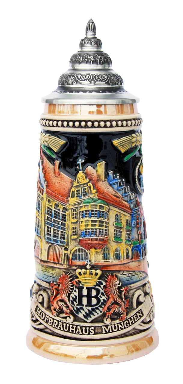 Hofbrauhaus Munich Brewery Beer Stein 3 Hofbrauhaus Munich Brewery Beer Stein