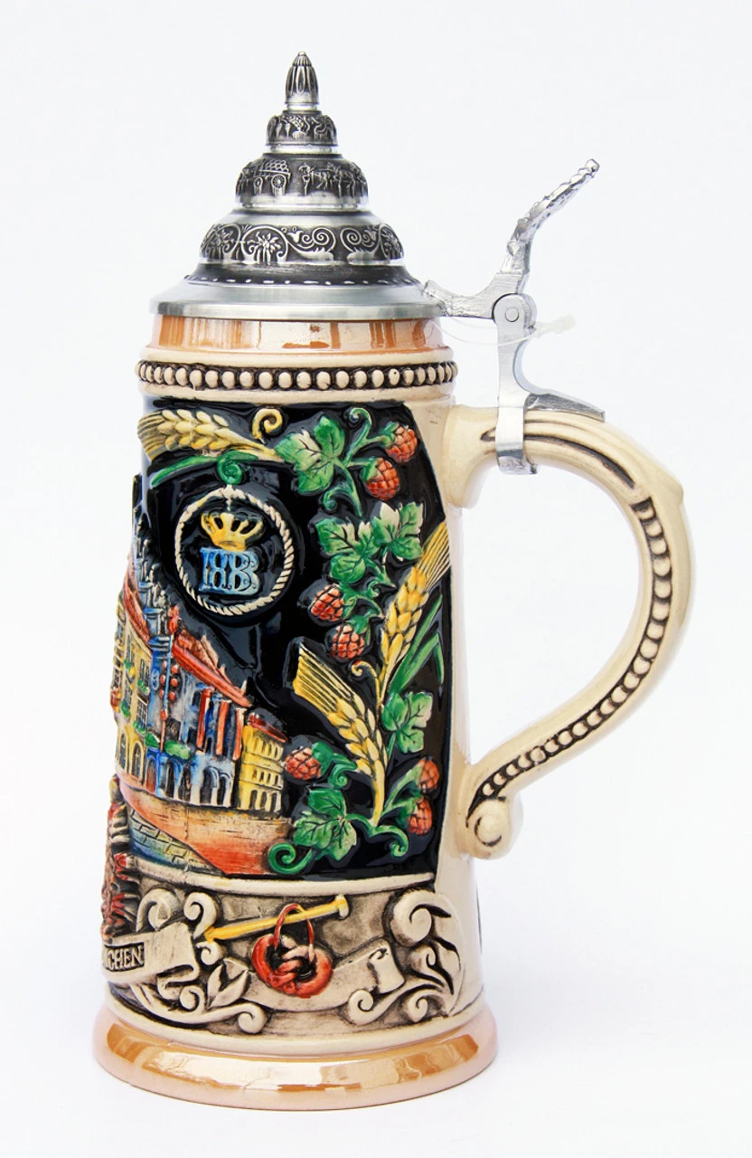 Hofbrauhaus Munich Brewery Beer Stein 4 Hofbrauhaus Munich Brewery Beer Stein - Image 2