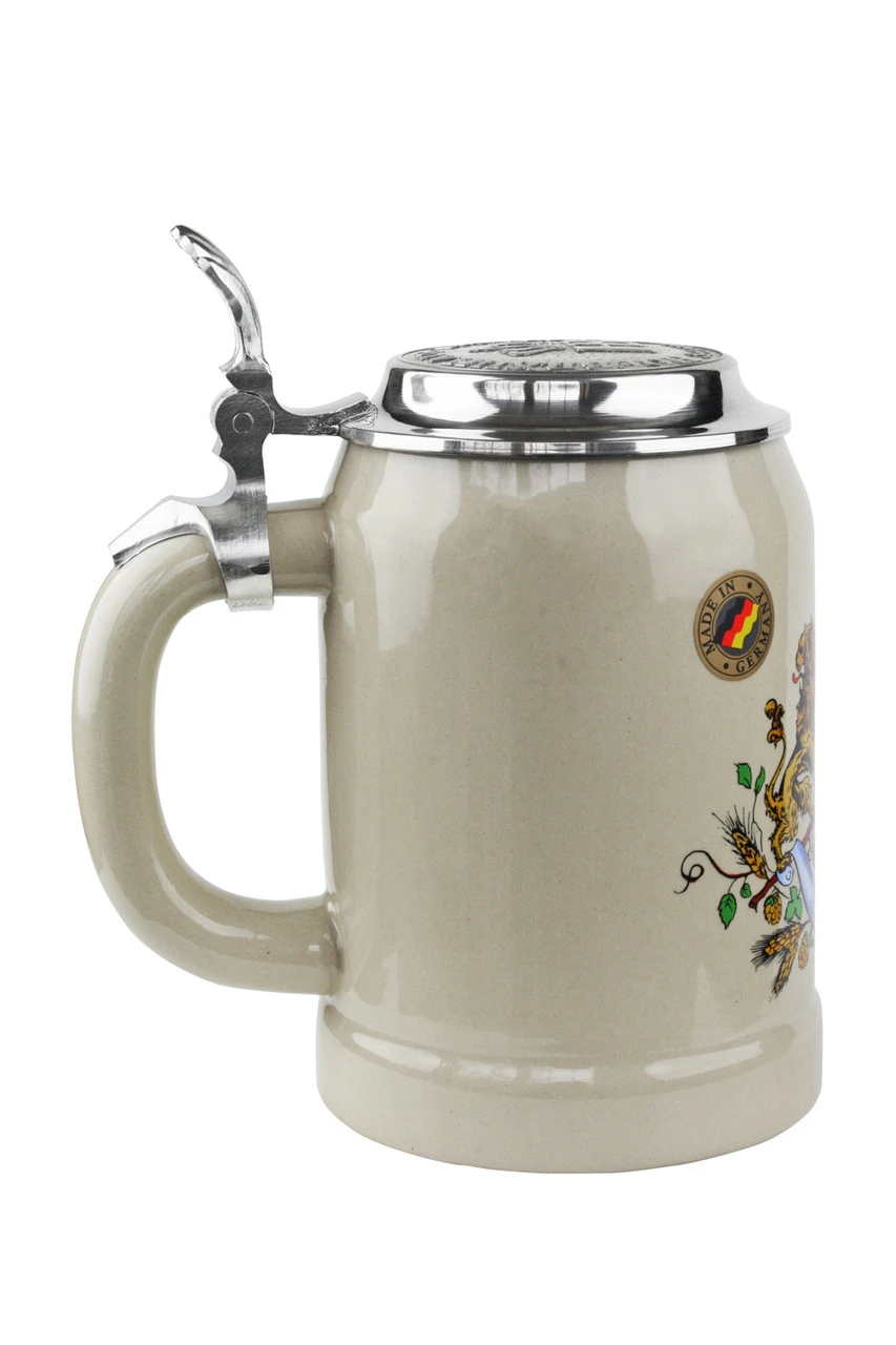 Hofbrauhaus 0.5 Liter Stoneware Beer Stein With HB Lid 4 Hofbrauhaus 0.5 Liter Stoneware Beer Stein With HB Lid - Image 2