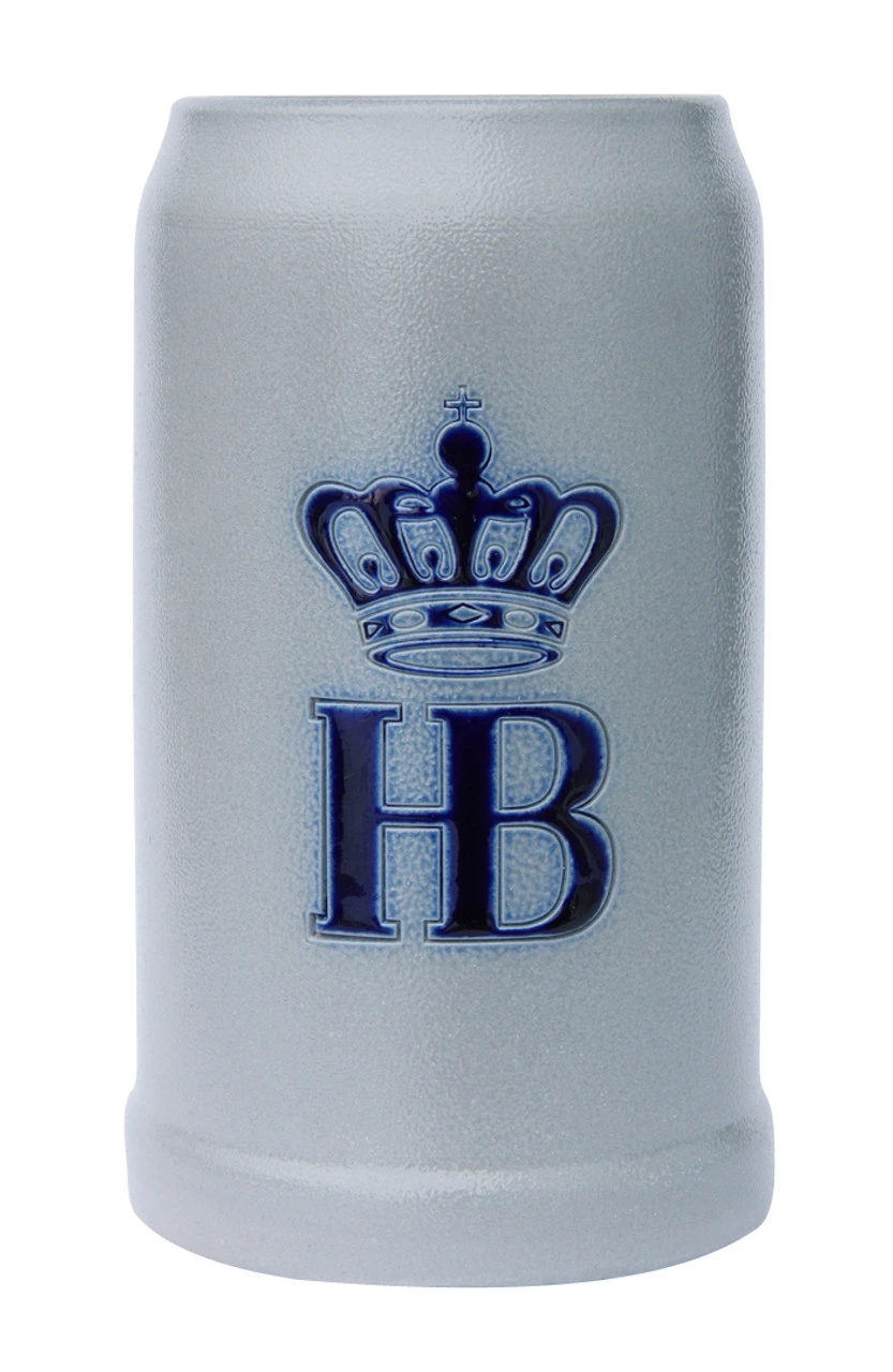 Hofbrauhaus HB 1 Liter Salt Glaze Stoneware Beer Mug 3 Hofbrauhaus HB 1 Liter Salt Glaze Stoneware Beer Mug