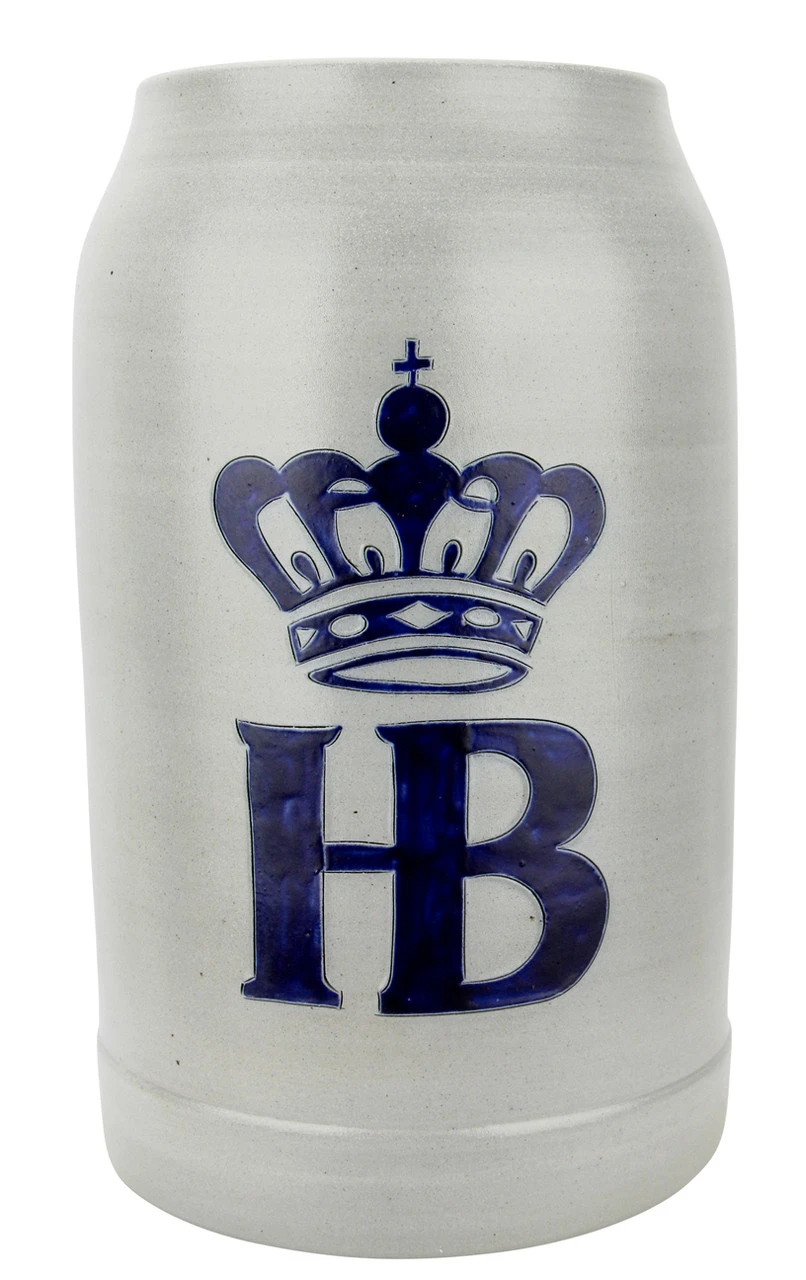 Hofbrauhaus HB Giant 5 Liter Salt Glaze Stoneware Beer Mug 3 Hofbrauhaus HB Giant 5 Liter Salt Glaze Stoneware Beer Mug