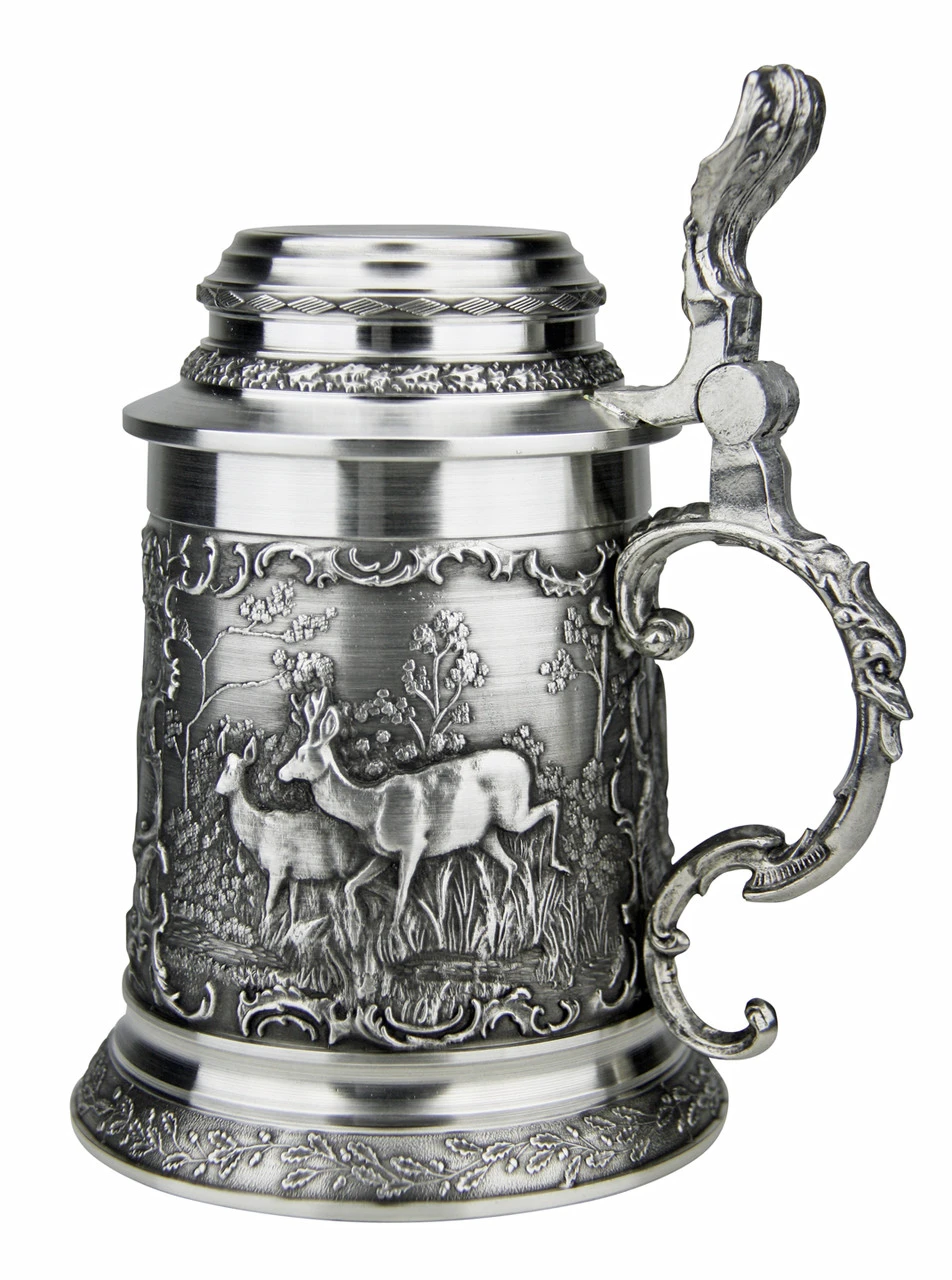 Hunter Pewter Beer Stein 5 Hunter Pewter Beer Stein - Image 3