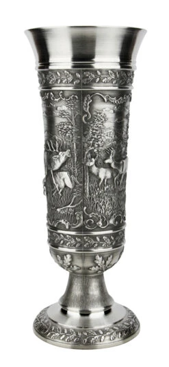 Hunter Pewter Pilsner Tulip Beer Cup 11 Hunter Pewter Pilsner Tulip Beer Cup -Beer Stein Store Hunter Pewter Pilsner Tulip Beer Cup AS12503 Side 4 SM 36989.1618250664