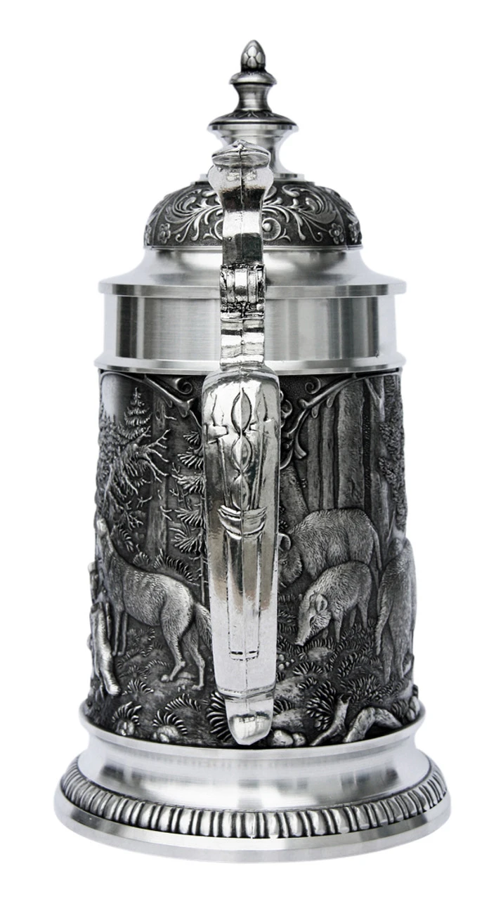 Hunters Pewter Beer Stein 6 Hunters Pewter Beer Stein - Image 4