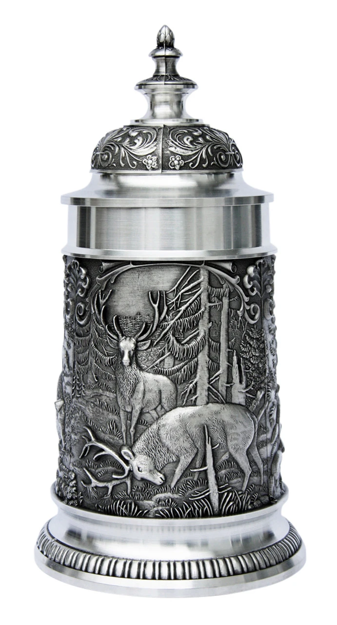 Hunters Pewter Beer Stein 4 Hunters Pewter Beer Stein - Image 2