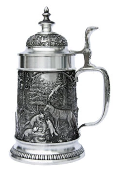 Hunters Pewter Beer Stein 9 Hunters Pewter Beer Stein -Beer Stein Store Hunters Pewter Beer Stein DN8675SZ RS SM 10178.1398609429