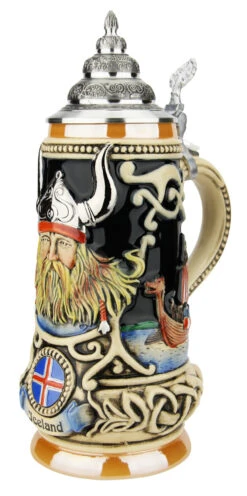 Iceland Viking Beer Stein 11 Iceland Viking Beer Stein -Beer Stein Store Iceland Viking Beer Stein K303VIC RA SM 83196.1623270600