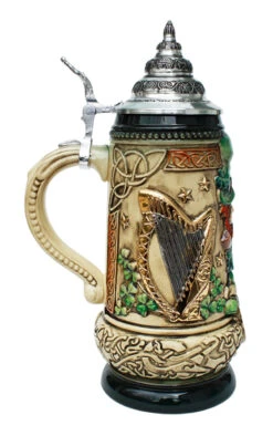 Ireland Beer Stein Rustic 7 Ireland Beer Stein Rustic -Beer Stein Store Ireland Irish Leprechaun Beer Stein K393RUI LS SM 57771.1401397370