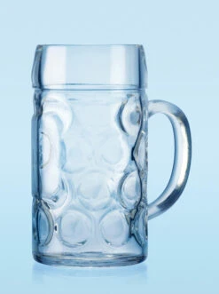Dimpled Oktoberfest Glass Beer Mug 1 Liter 10 Dimpled Oktoberfest Glass Beer Mug 1 Liter -Beer Stein Store Isar Tankard 71101.1300562705