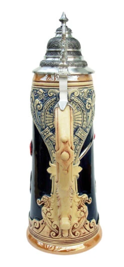 King Limitaet 2011 | King Barbarossa Handpainted Beer Stein 11 King Limitaet 2011 | King Barbarossa Handpainted Beer Stein -Beer Stein Store King Barbarossa Limitat 2011 Beer Stein K2041B Back SM 23147.1395936275