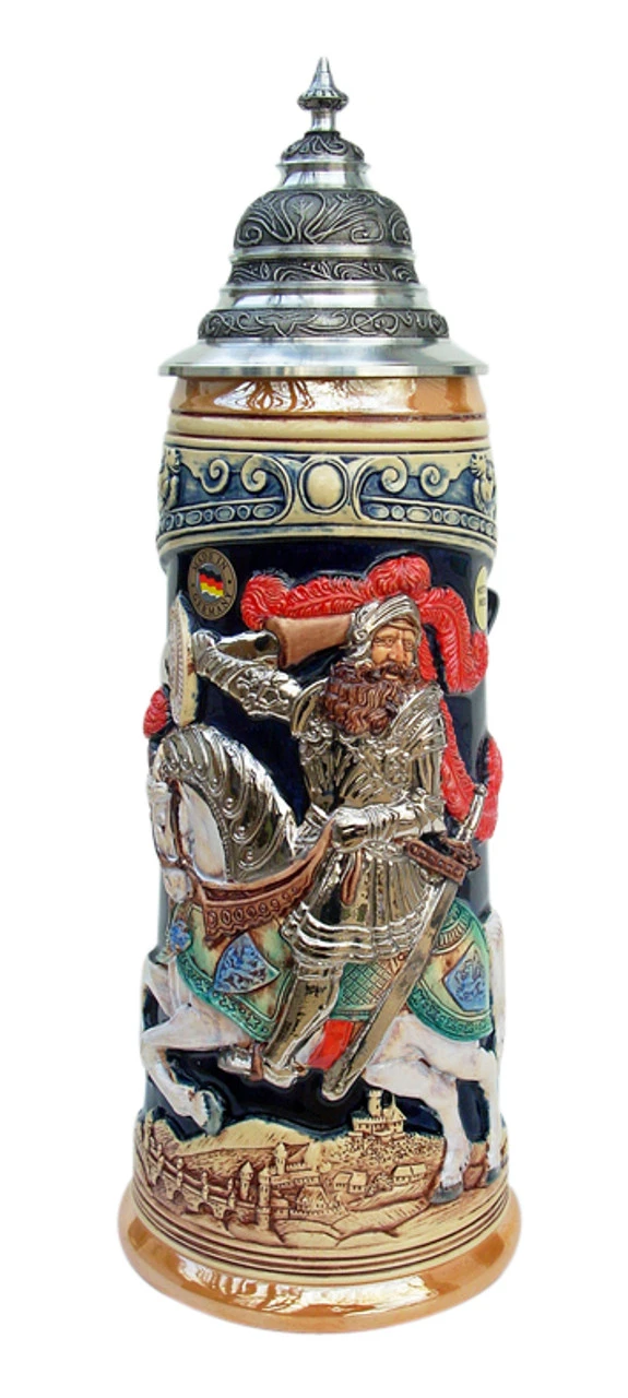King Limitaet 2011 | King Barbarossa Handpainted Beer Stein 3 King Limitaet 2011 | King Barbarossa Handpainted Beer Stein