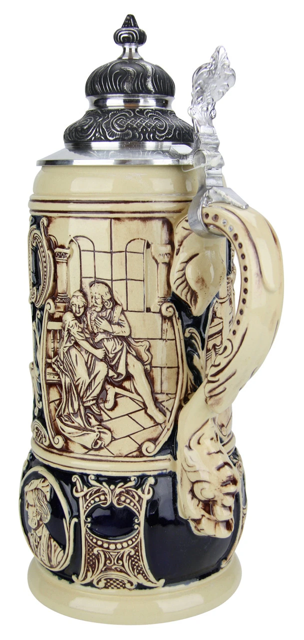 King Limitaet 2001 | Lohengrin Antique Style Beer Stein 8 King Limitaet 2001 | Lohengrin Antique Style Beer Stein - Image 6