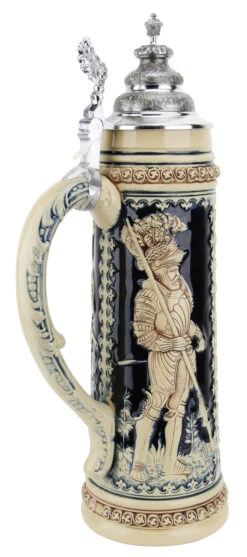 King Limitaet 2004 | Goddess Of Hunters Antique Style Beer Stein 12 King Limitaet 2004 | Goddess Of Hunters Antique Style Beer Stein -Beer Stein Store King Limitaet 2004 Goddess of Hunters Handpainted Beer Stein Cobalt K2034E Back2 SM 88314.1461705625
