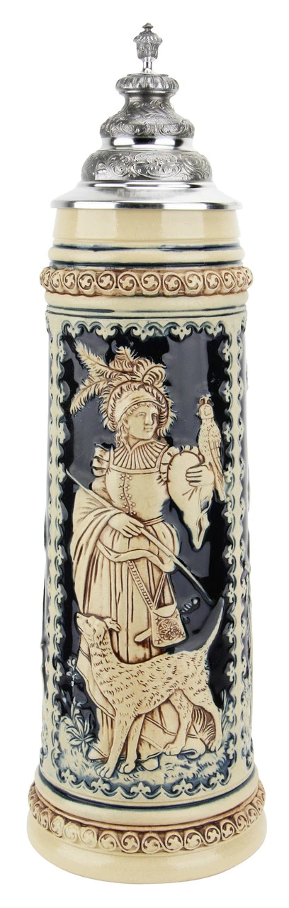 King Limitaet 2004 | Goddess Of Hunters Antique Style Beer Stein 3 King Limitaet 2004 | Goddess Of Hunters Antique Style Beer Stein