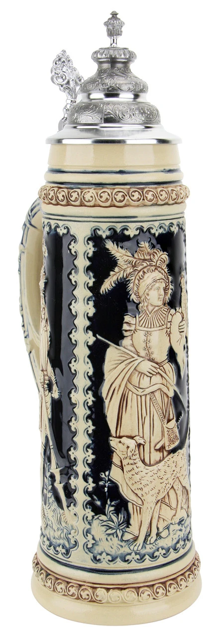 King Limitaet 2004 | Goddess Of Hunters Antique Style Beer Stein 4 King Limitaet 2004 | Goddess Of Hunters Antique Style Beer Stein - Image 2