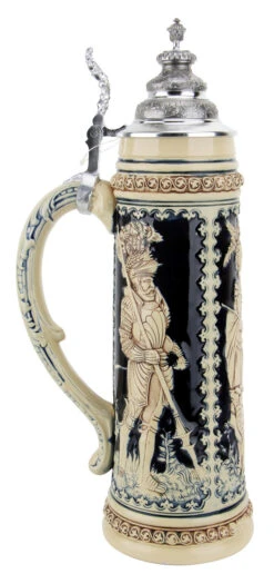 King Limitaet 2004 | Goddess Of Hunters Antique Style Beer Stein 11 King Limitaet 2004 | Goddess Of Hunters Antique Style Beer Stein -Beer Stein Store King Limitaet 2004 Goddess of Hunters Handpainted Beer Stein Cobalt K2034E LS SM 57713.1461705792