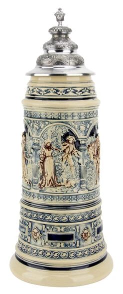 King Limitaet 2005 | Lovers Tryst Antique Style Beer Stein 10 King Limitaet 2005 | Lovers Tryst Antique Style Beer Stein -Beer Stein Store King Limitaet 2005 German Romance Antique Style Beer Stein K2035E FNT SM 37222.1463176182