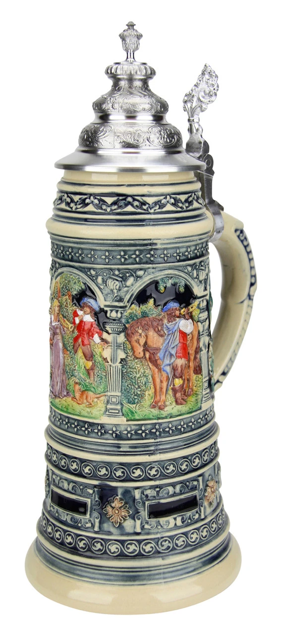 King Limitaet 2005 | Lovers Tryst Handpainted Beer Stein 8 King Limitaet 2005 | Lovers Tryst Handpainted Beer Stein - Image 6