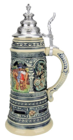 King Limitaet 2005 | Lovers Tryst Handpainted Beer Stein 12 King Limitaet 2005 | Lovers Tryst Handpainted Beer Stein -Beer Stein Store King Limitaet 2005 Lovers Tryst Antique Style Beer Stein K2035B RS SM 93468.1479253433