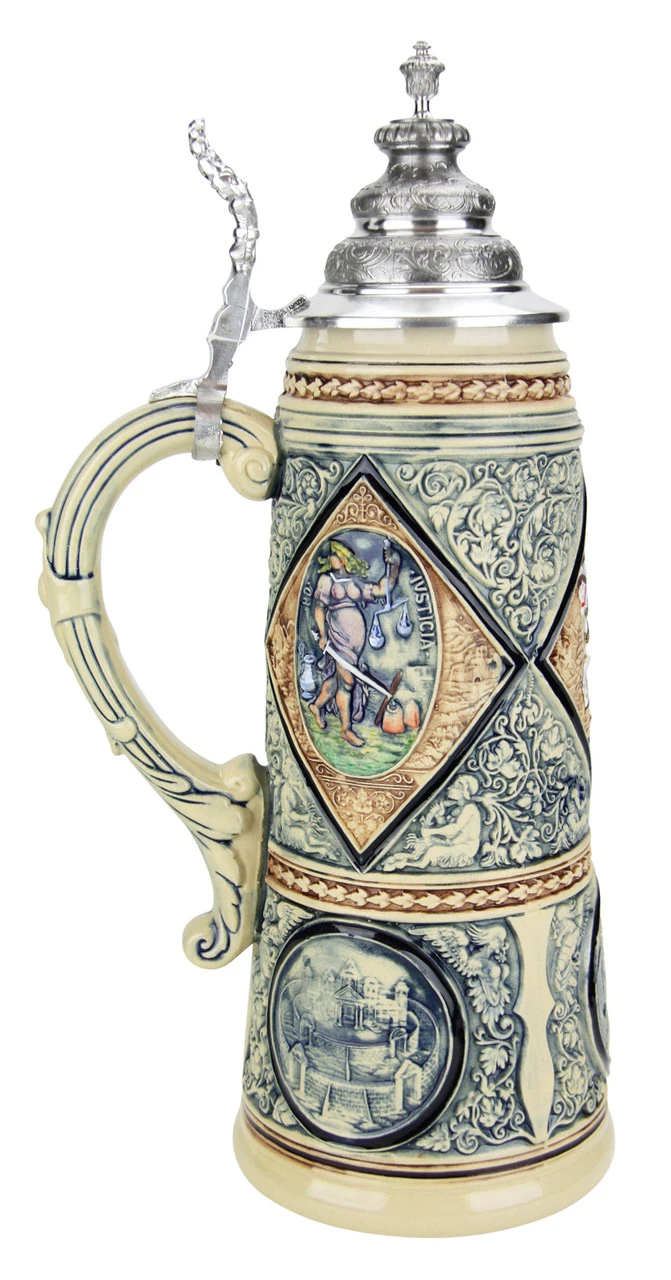King Limitaet 2006 | King Solomon Handpainted Beer Stein 5 King Limitaet 2006 | King Solomon Handpainted Beer Stein - Image 3