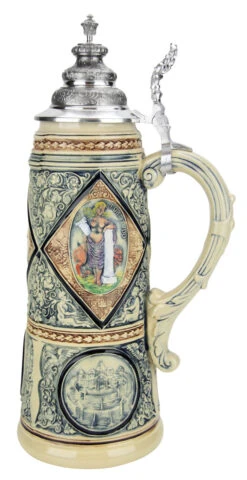King Limitaet 2006 | King Solomon Handpainted Beer Stein 11 King Limitaet 2006 | King Solomon Handpainted Beer Stein -Beer Stein Store King Limitaet 2006 King Solomon Handpainted Beer Stein K2036B RS SM 25298.1480117876