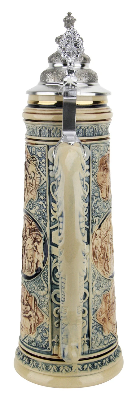 King Limitaet 2008 | Old Testament Antique Style Beer Stein 7 King Limitaet 2008 | Old Testament Antique Style Beer Stein - Image 5