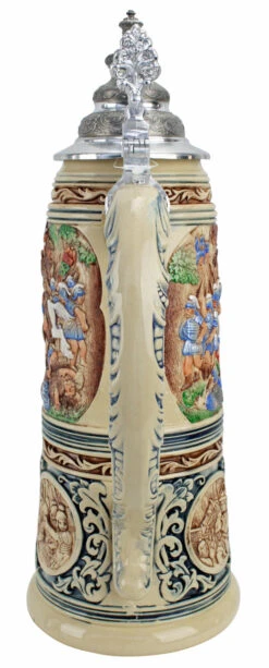 King Limitaet 2016 | Battle Of Teutoburg Forest Handpainted Beer Stein 12 King Limitaet 2016 | Battle Of Teutoburg Forest Handpainted Beer Stein -Beer Stein Store King Limitaet 2016 Battle of Teutoburg Forest Handpainted Beer Stein K2046B Back SM 24809.1459450728