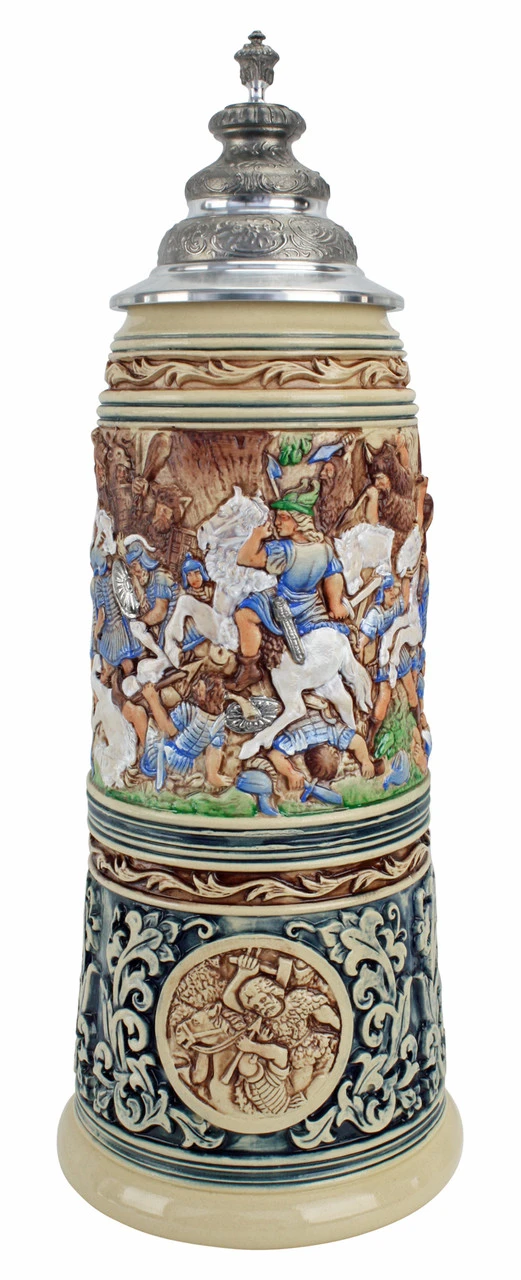 King Limitaet 2016 | Battle Of Teutoburg Forest Handpainted Beer Stein 4 King Limitaet 2016 | Battle Of Teutoburg Forest Handpainted Beer Stein - Image 2