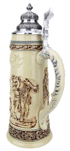 King Limitaet 2017 | Defending The Homeland Antique Style Beer Stein 14 King Limitaet 2017 | Defending The Homeland Antique Style Beer Stein -Beer Stein Store King Limitaet 2017 Defending the Homeland Antique Style Beer Stein K2047E Back SM 47066.1489794028