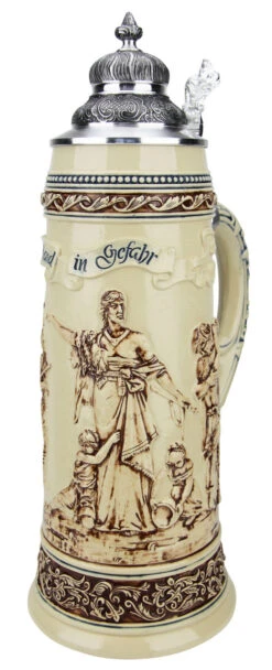 King Limitaet 2017 | Defending The Homeland Antique Style Beer Stein 12 King Limitaet 2017 | Defending The Homeland Antique Style Beer Stein -Beer Stein Store King Limitaet 2017 Defending the Homeland Antique Style Beer Stein K2047E RA SM 45970.1489794027