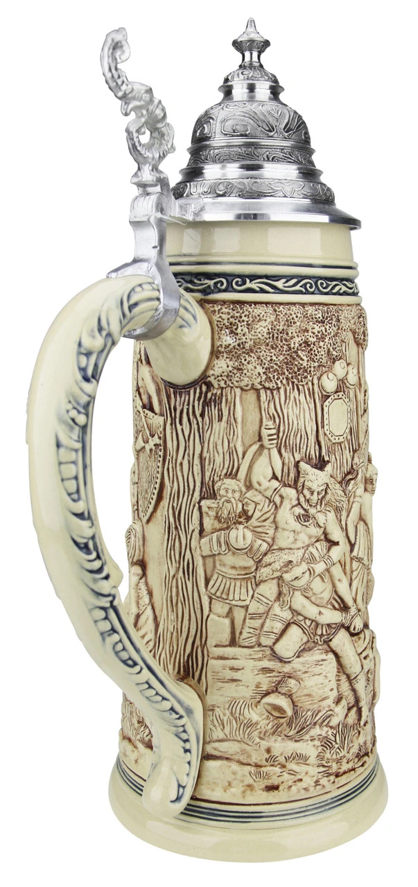 King Limitaet 2018 | Old German Victory Feast Antique Style Beer Stein 6 King Limitaet 2018 | Old German Victory Feast Antique Style Beer Stein - Image 4